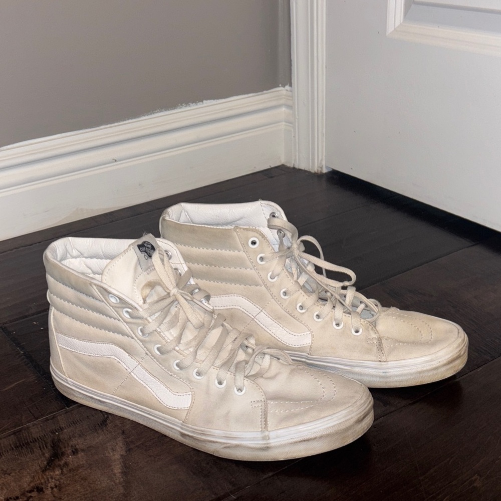 Vans White High-Top Sneakers